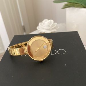 Gold Movado watch